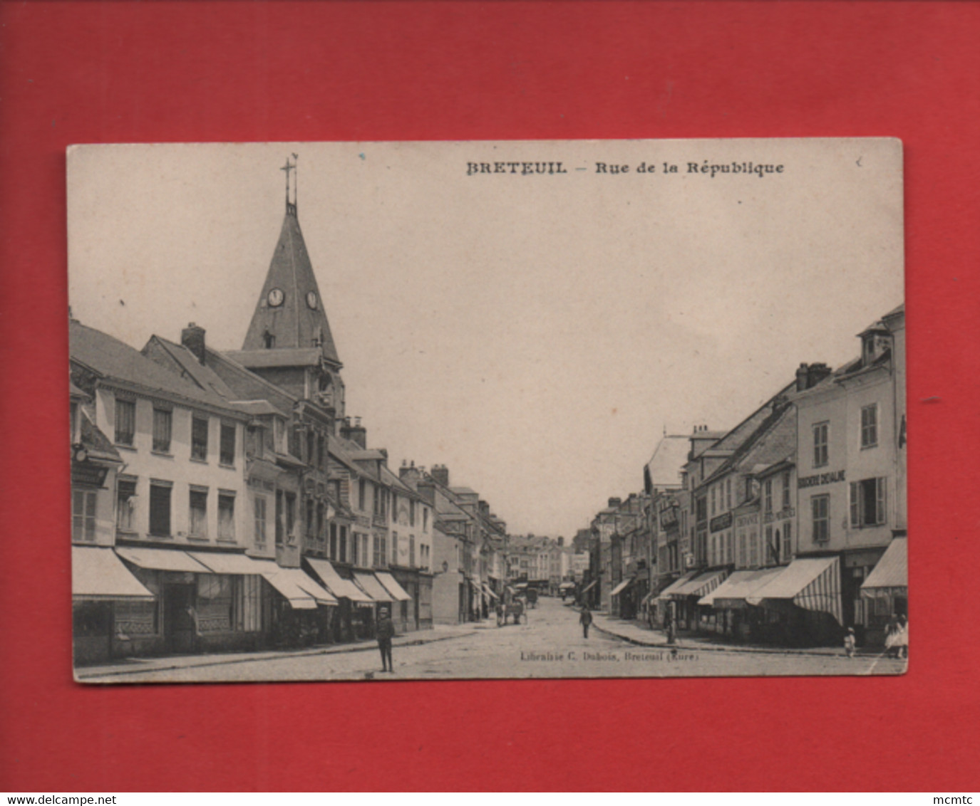 CPA - Breteuil  - Rue De La République - Breteuil