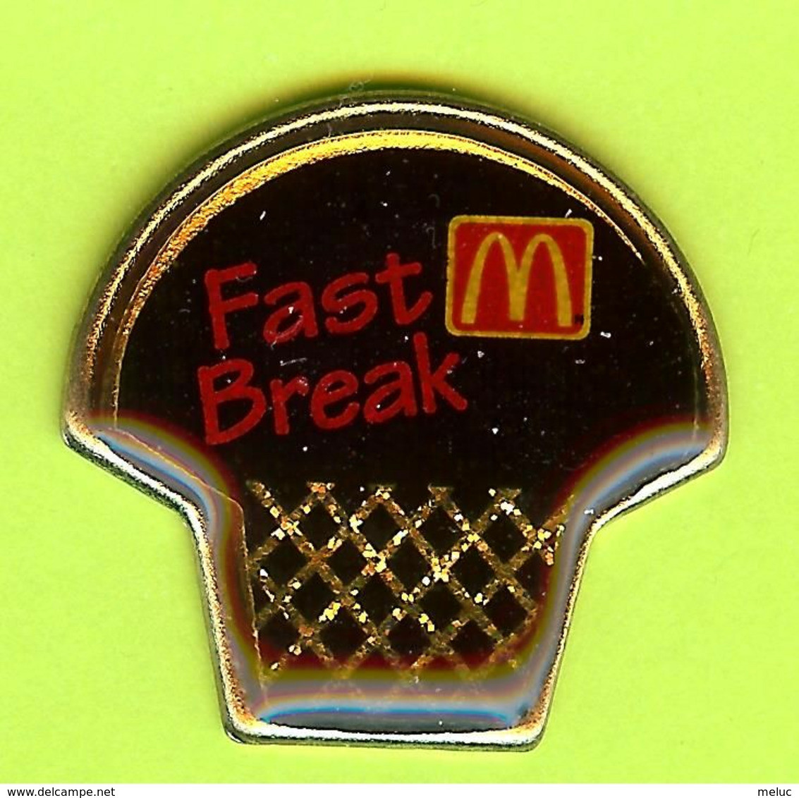 Pin's Mac Do McDonald's Fast Break Basketball - 7A04 - McDonald's