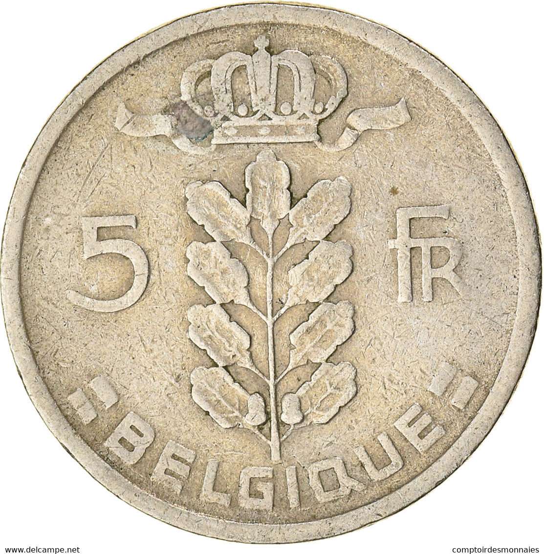 Monnaie, Belgique, 5 Francs, 5 Frank, 1949, TB+, Cupro-nickel, KM:134.1 - 5 Francs