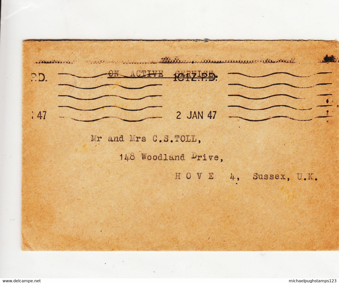 G.B. / Military Mail / Machine Cancels - Ohne Zuordnung