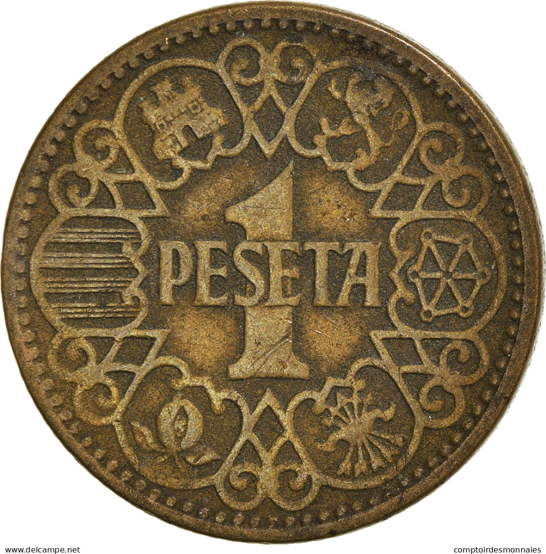 Monnaie, Espagne, Peseta, 1944 - 1 Peseta