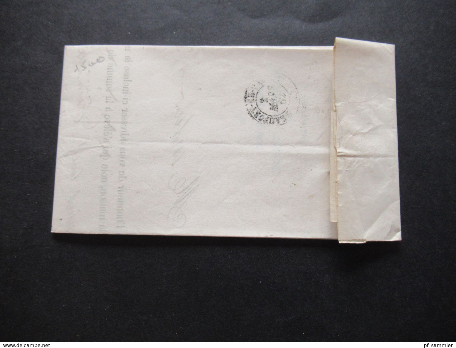 1862 Napoleon III. Nr.13 II Rautenstempel Gedruckter Brief Imprimerie, Librairie Et Lithographie De Cosnier Et Lachese - 1853-1860 Napoléon III