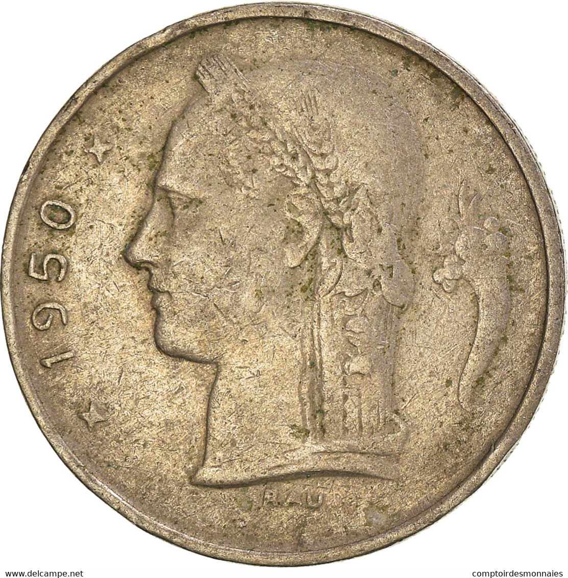 Monnaie, Belgique, Franc, 1950 - 1 Franc