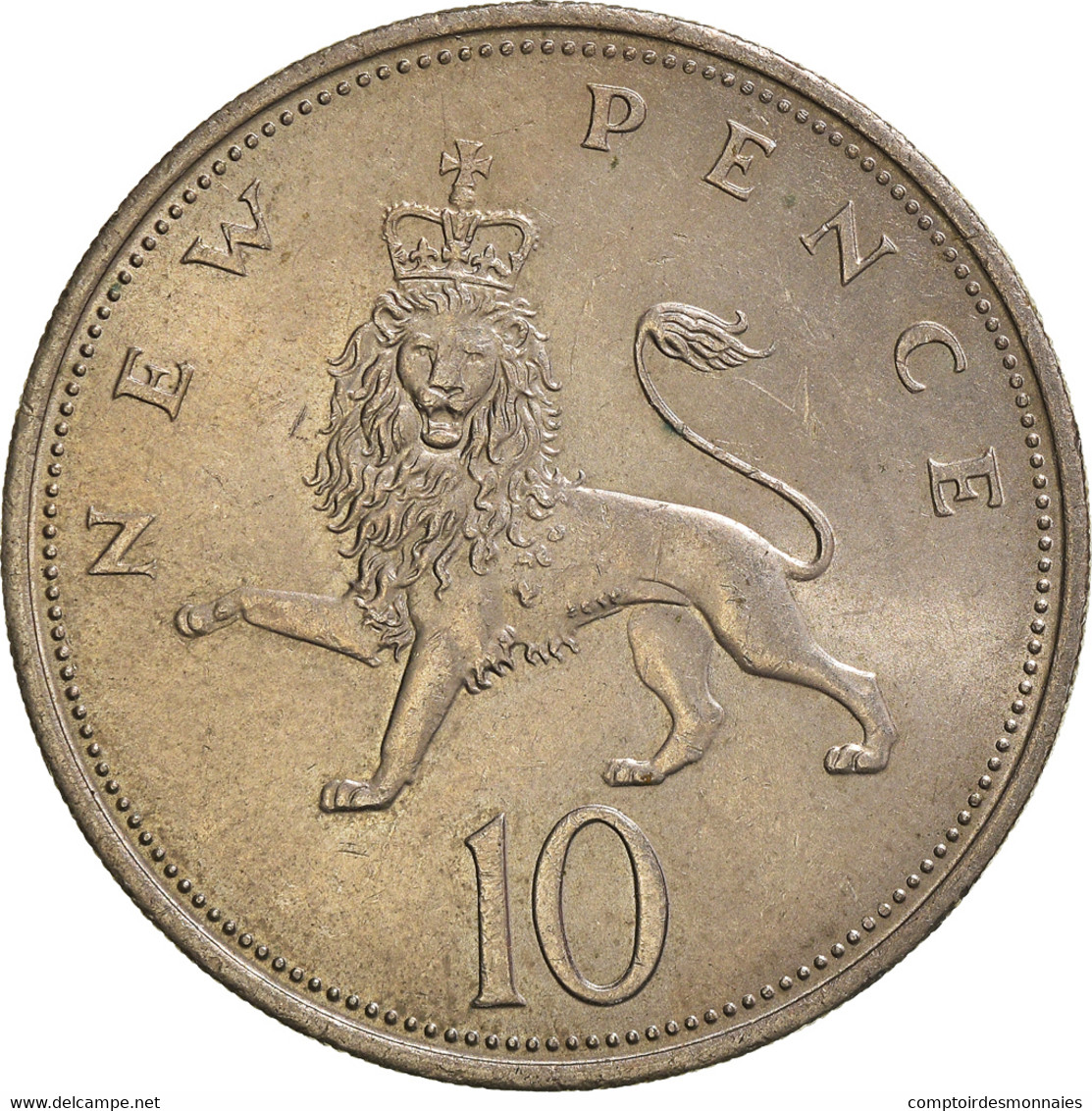 Monnaie, Grande-Bretagne, 10 New Pence, 1970 - Altri & Non Classificati