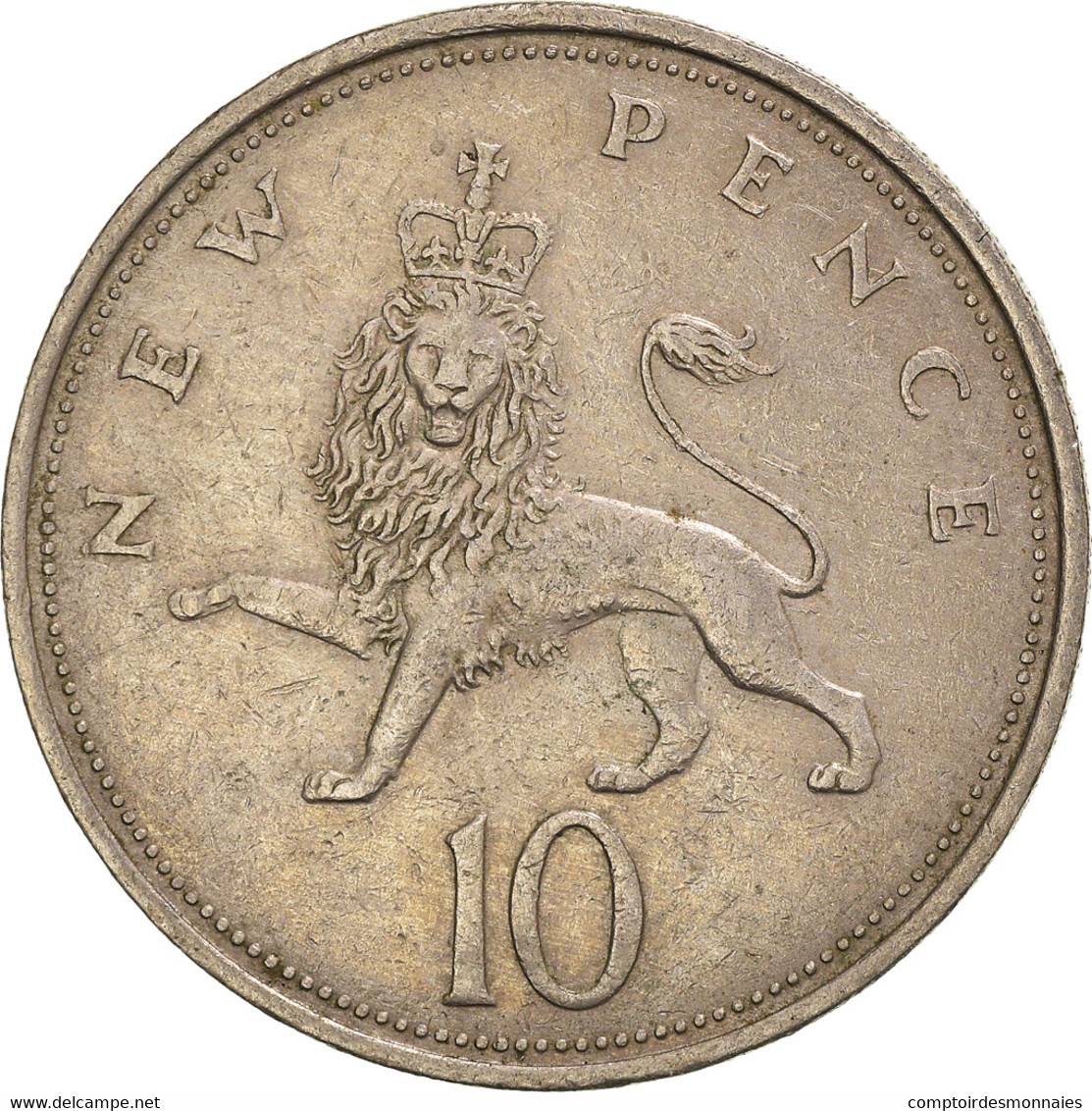 Monnaie, Grande-Bretagne, 10 New Pence, 1968 - Altri & Non Classificati