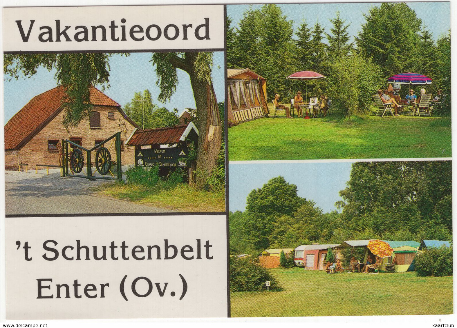 Enter (Ov.) - Vakantieoord 't Schuttenbelt' , Vloodweg 7 - (Overijssel, Nederland) - Camping - Wierden