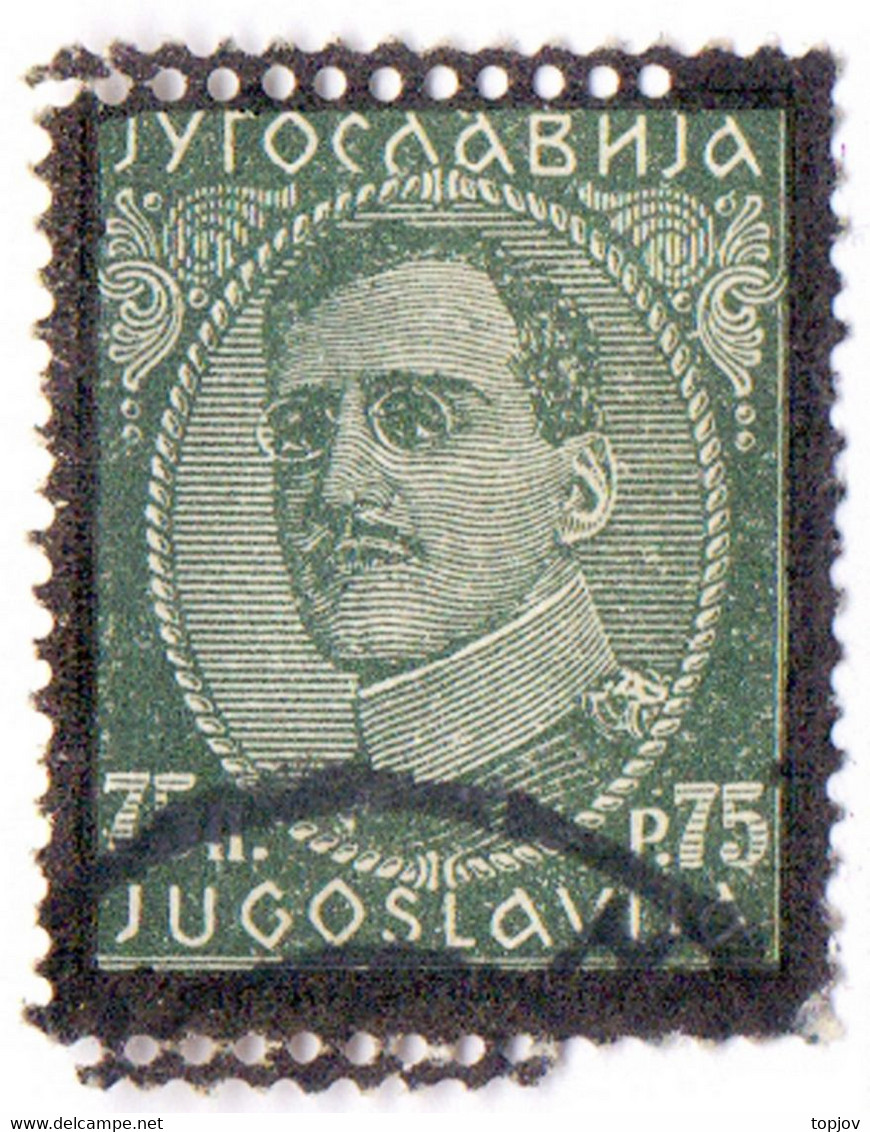 JUGOSLAVIA -  ERROR  "DOUBLE PERF." - O - 1934 - Sin Dentar, Pruebas De Impresión Y Variedades