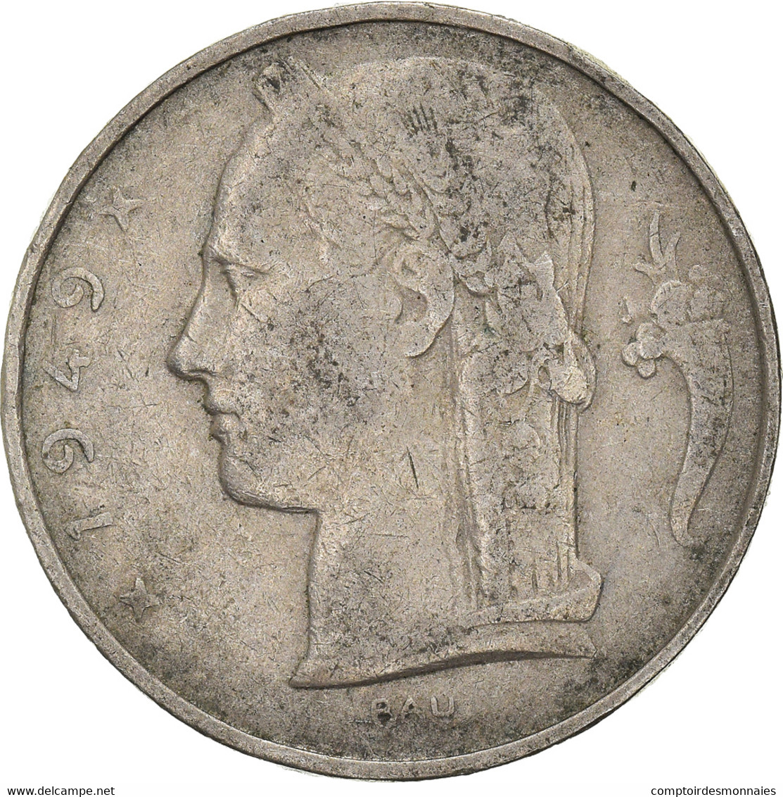 Monnaie, Belgique, 5 Francs, 5 Frank, 1949 - 5 Franc