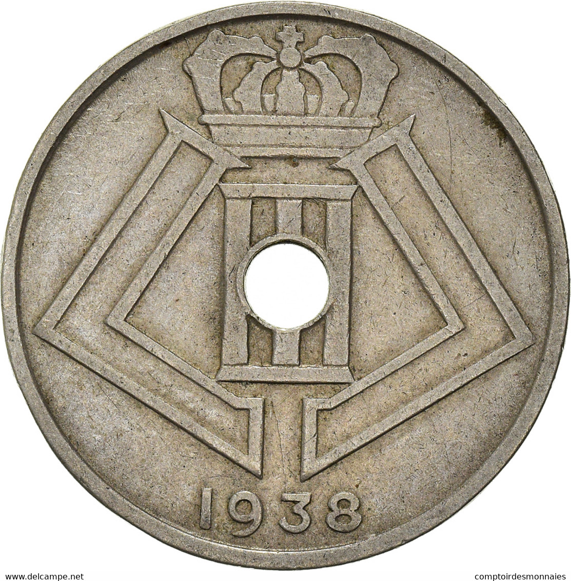 Monnaie, Belgique, 25 Centimes, 1938 - 25 Cent