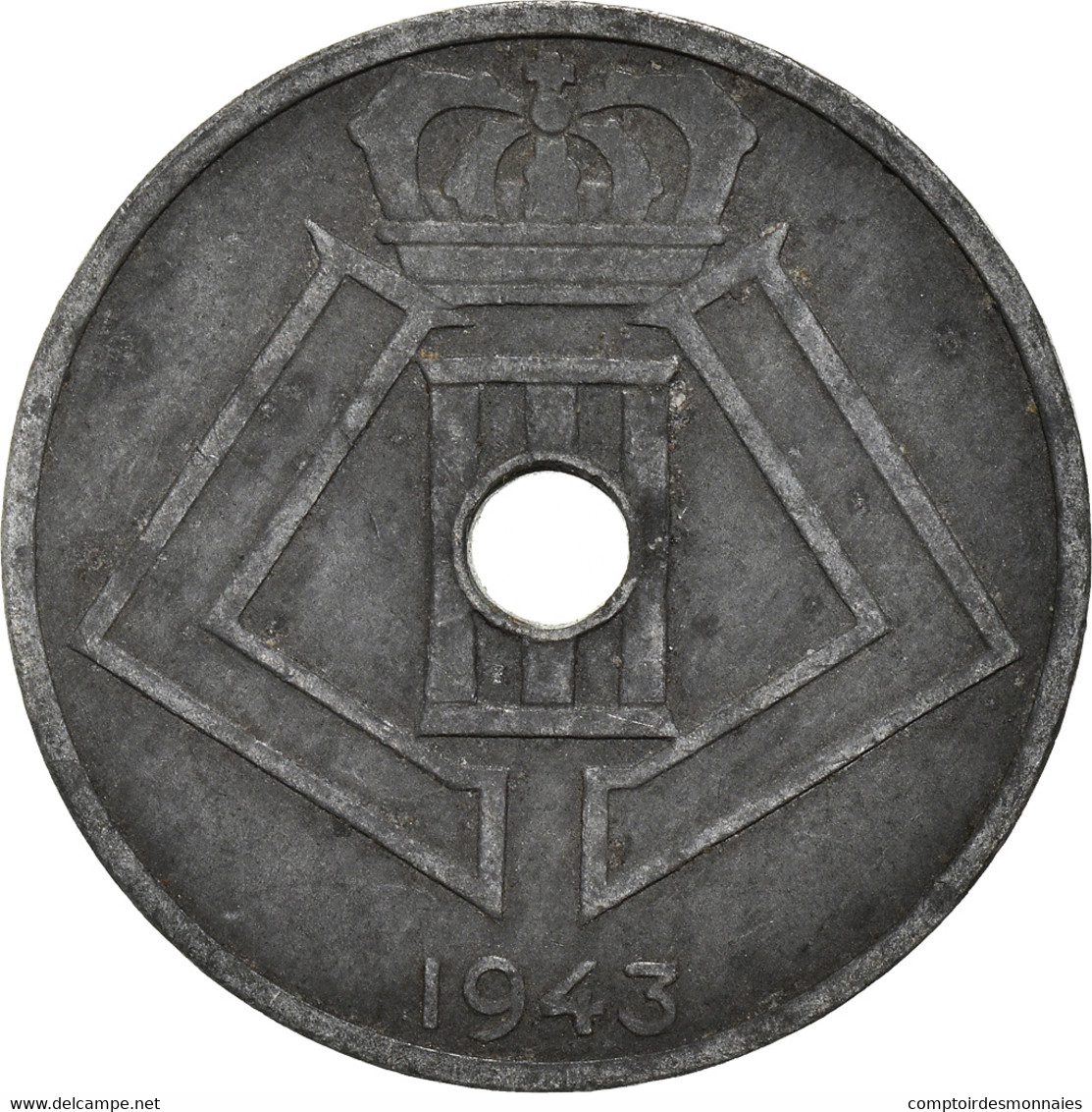 Monnaie, Belgique, 25 Centimes, 1943 - 25 Centimos