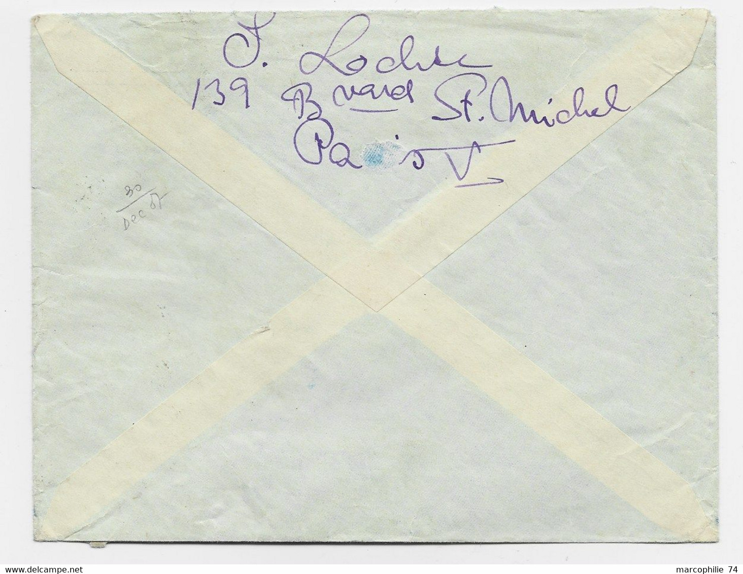 FRANCE 260 +189X2 LETTRE REC PARIS 32 123.5.1933 POUR DANEMARK AU TARIF - 1921-1960: Modern Period