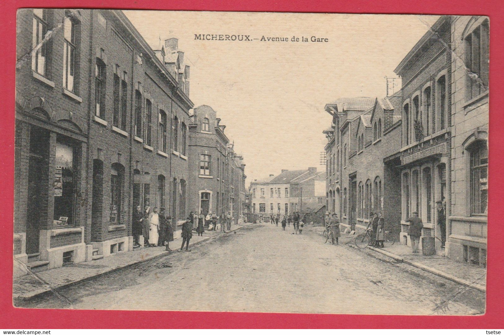 Micheroux - Avenue De La Gare -1921 ( Voir Verso ) - Soumagne