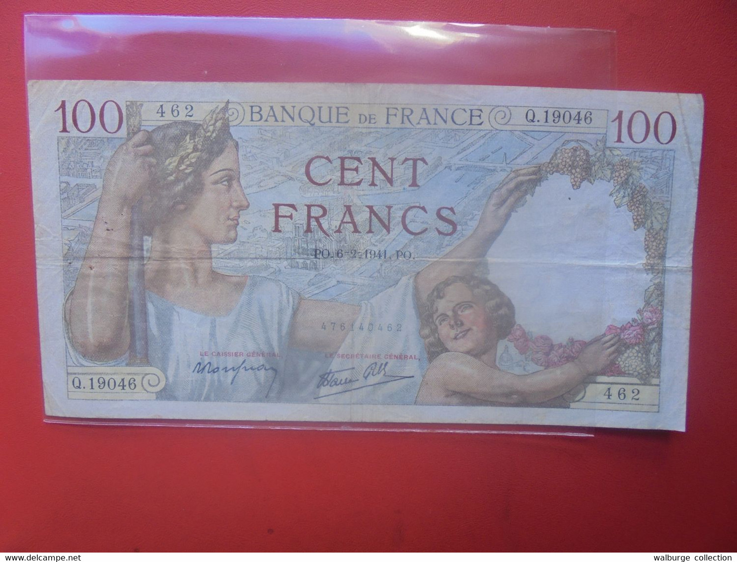 FRANCE 100 FRANCS 1941 Circuler - 100 F 1939-1942 ''Sully''