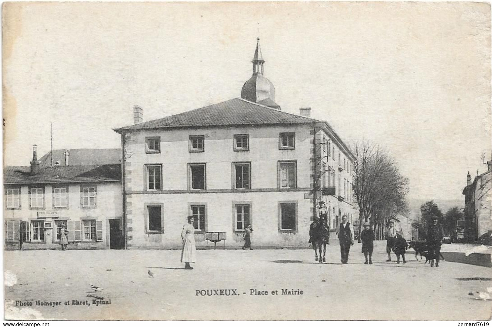 88  Pouxeux Eloyes  -    Place Et Mairie - Pouxeux Eloyes