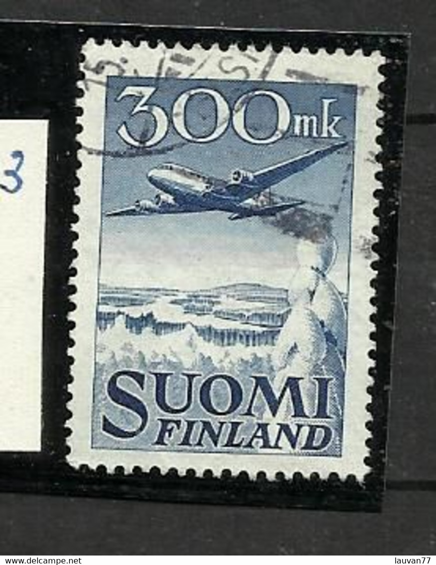 Finlande Poste Aérienne N°3 Cote 13.50€ - Usati