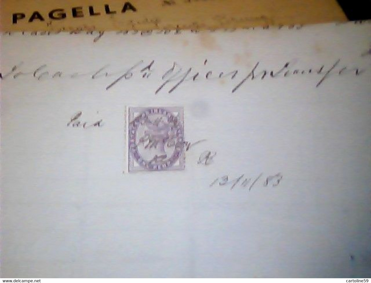 LIMERICK 1883 ONE PENNY  Purchase Document Invoice Patrick Street Bonded Warehouse  SEYMOUR P.  IO6478 - Royaume-Uni