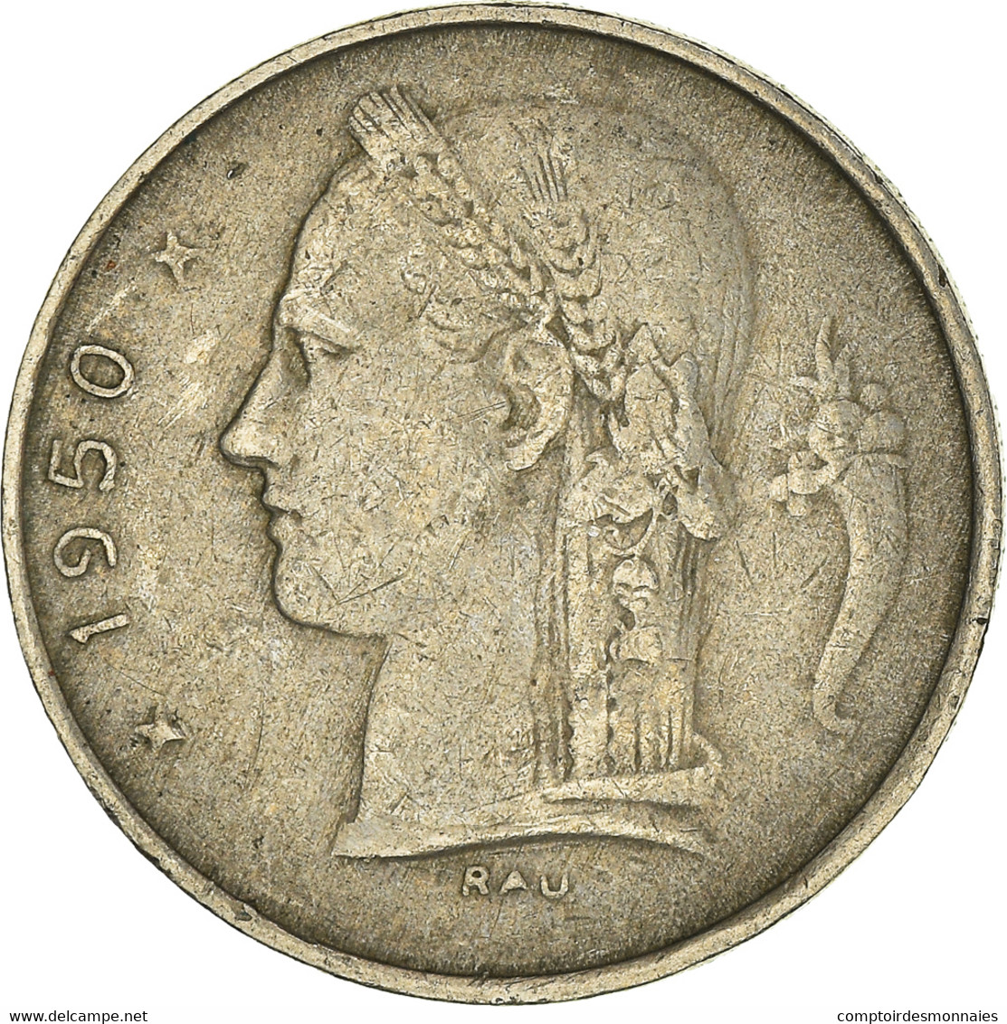 Monnaie, Belgique, Franc, 1950 - 1 Franc