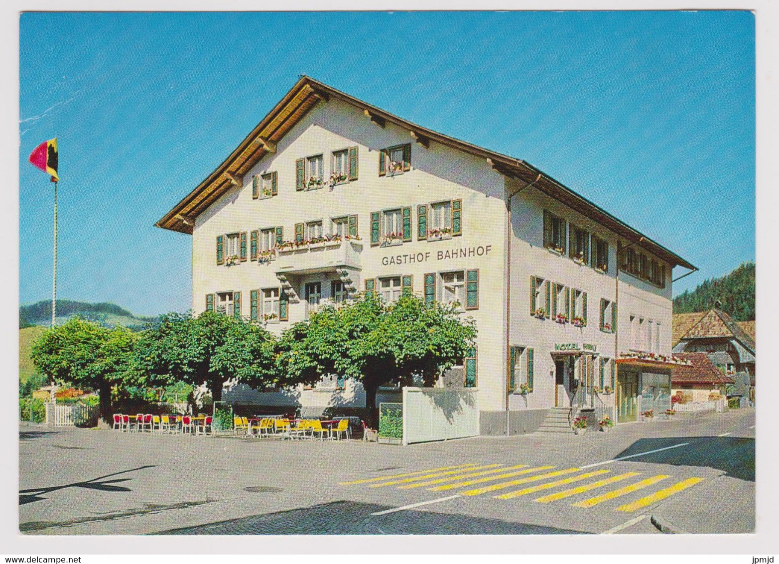 Hotel Bahnhof Und Metzgerei - Trubschachen I. E. - Foto Aeschlimann, Langnau - Langnau Im Emmental