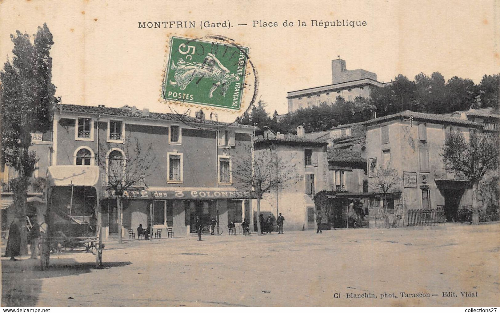 30-MONTFRIN- PLACE DE LA RÉPUBLIQUE - Sonstige & Ohne Zuordnung