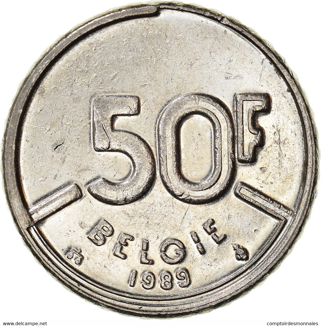 Monnaie, Belgique, 50 Francs, 50 Frank, 1989 - 50 Francs