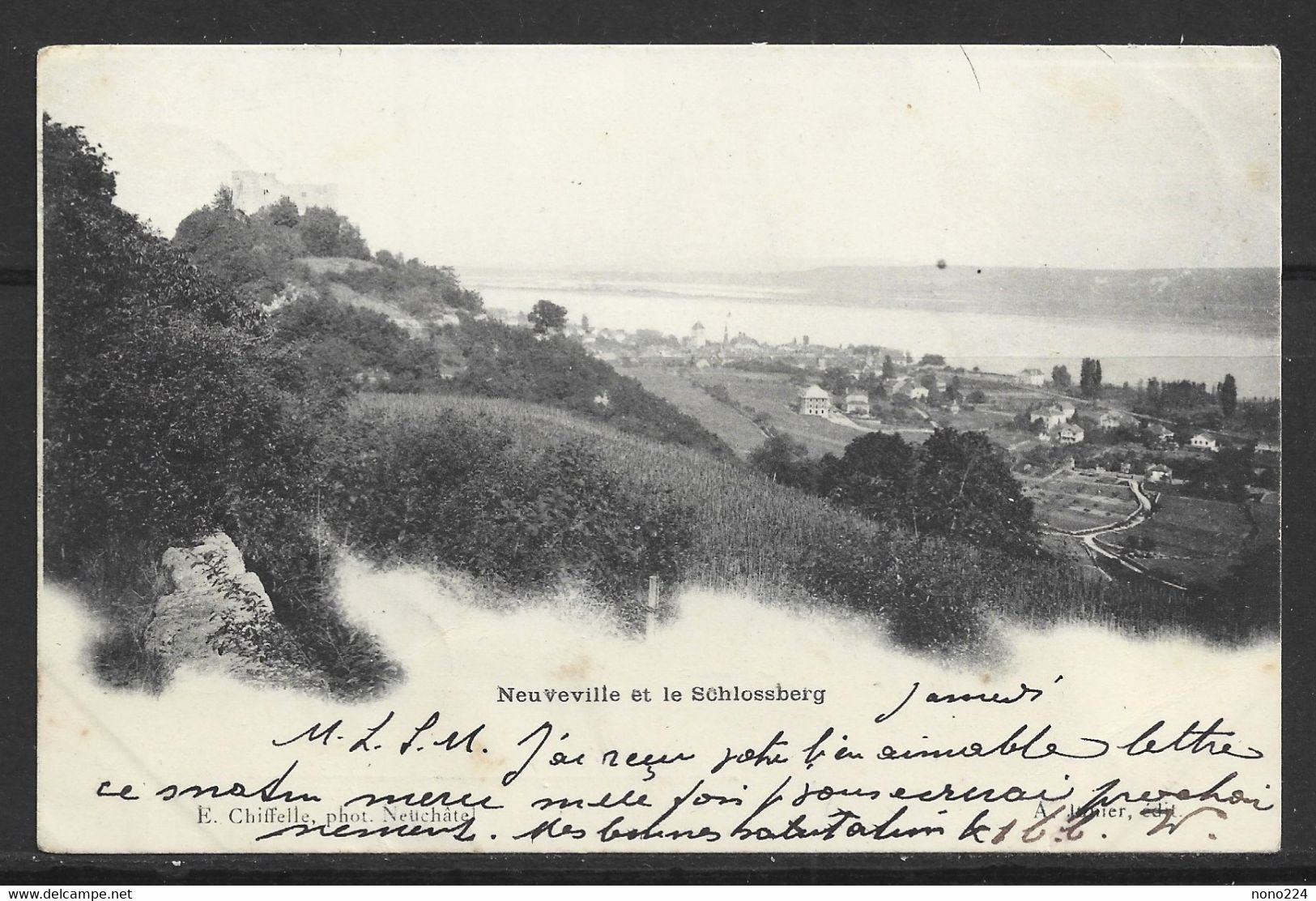 Carte P De 1900 ( Neuveville Et Le Schlossberg ) - La Neuveville