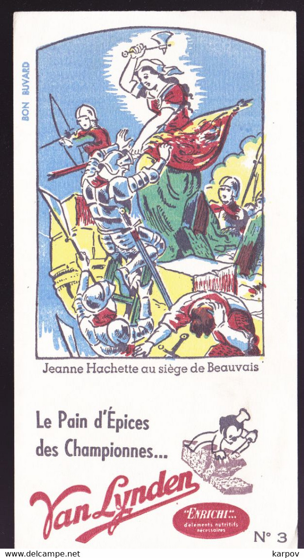 BUVARDS - LE PAIN D'ÉPICES VAN LYNDEN N° 3 - JEANNE HACHETTE - Pain D'épices