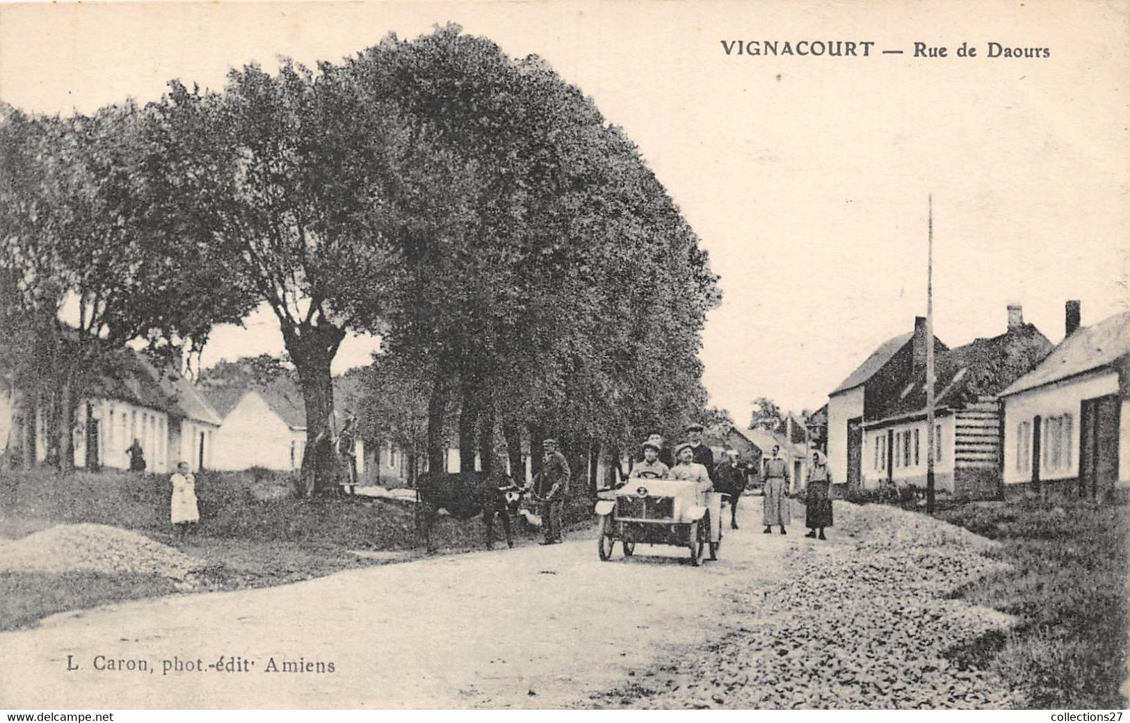 80-VIGNACOURT-RUE DE DAOURS - Vignacourt