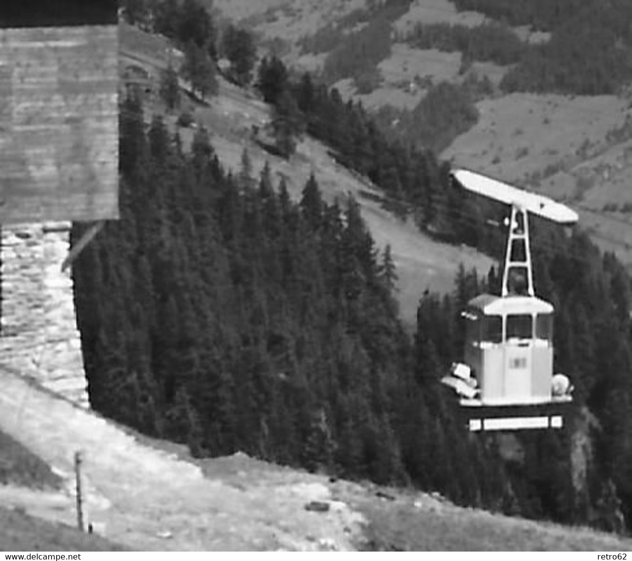 RIEDERALP → Luftseilbahn Mörel-Riederalp Anno 1956 - Riederalp