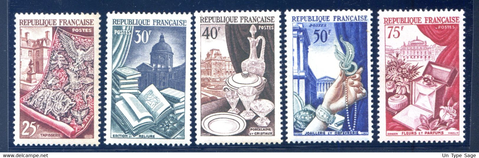 France N°970 à 974 Série Métiers D'Art - Neuf** Cote 43€ - (F135) - Ongebruikt