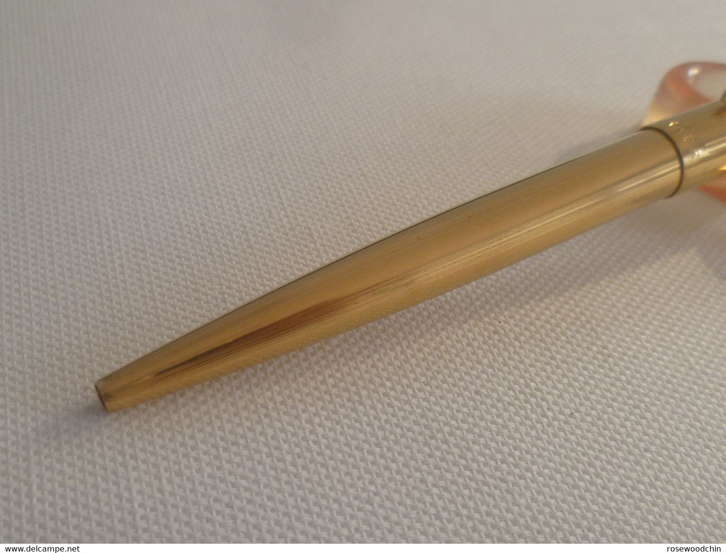 Authentic Vintage Parker 75 Gold Tone Ball Point Pen USA (#52) - Stylos