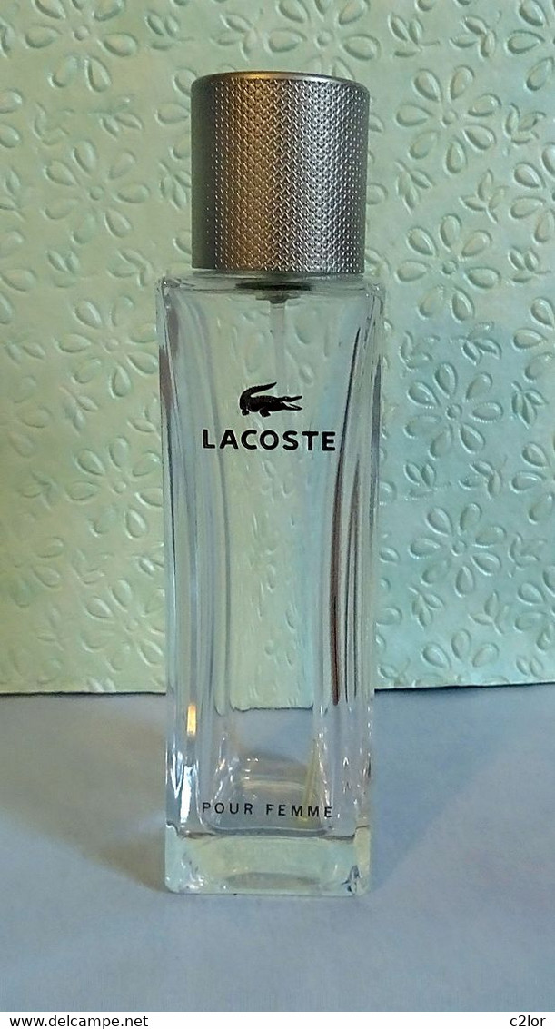 Flacon Vaporisateur "LACOSTE Pour Femme " De LACOSTE  Eau De Parfum 50 Ml VIDE - Flacons (vides)