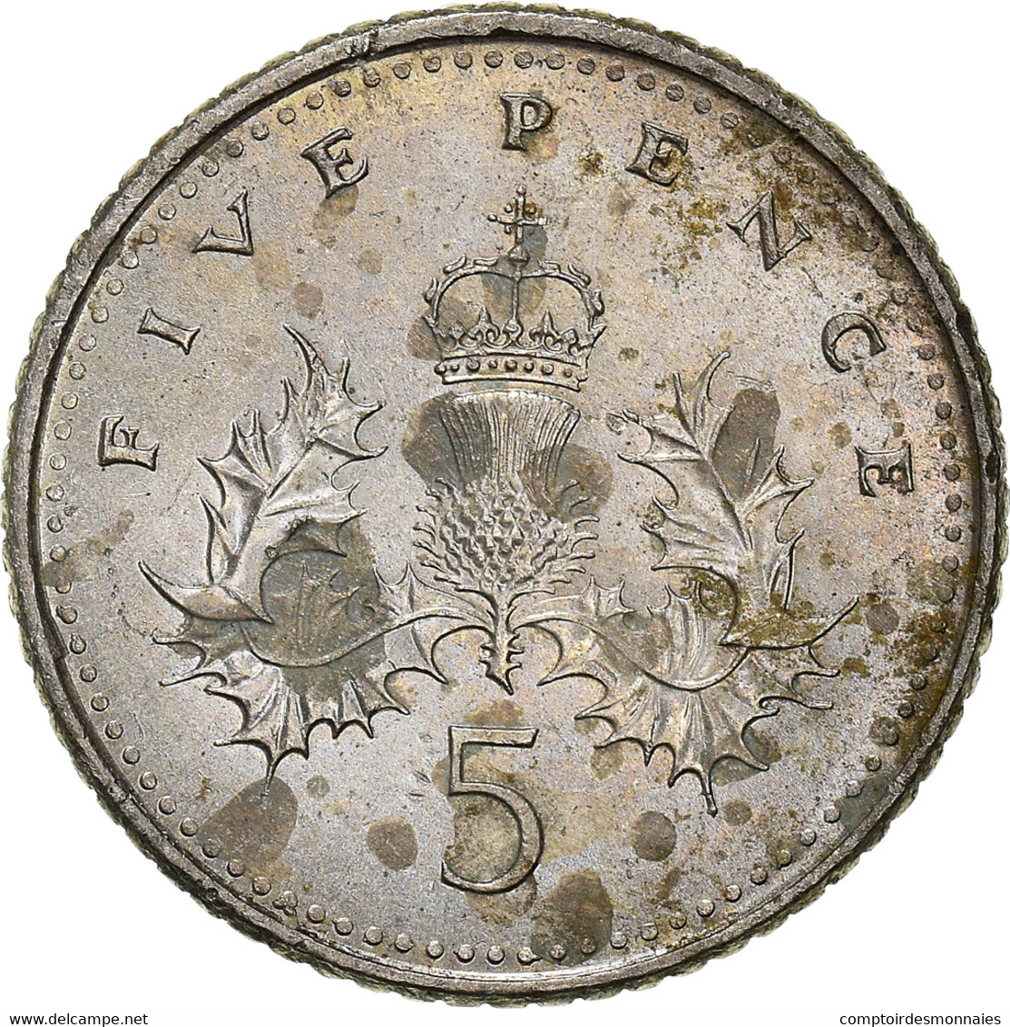 Monnaie, Grande-Bretagne, 5 Pence, 2002 - 5 Pence & 5 New Pence