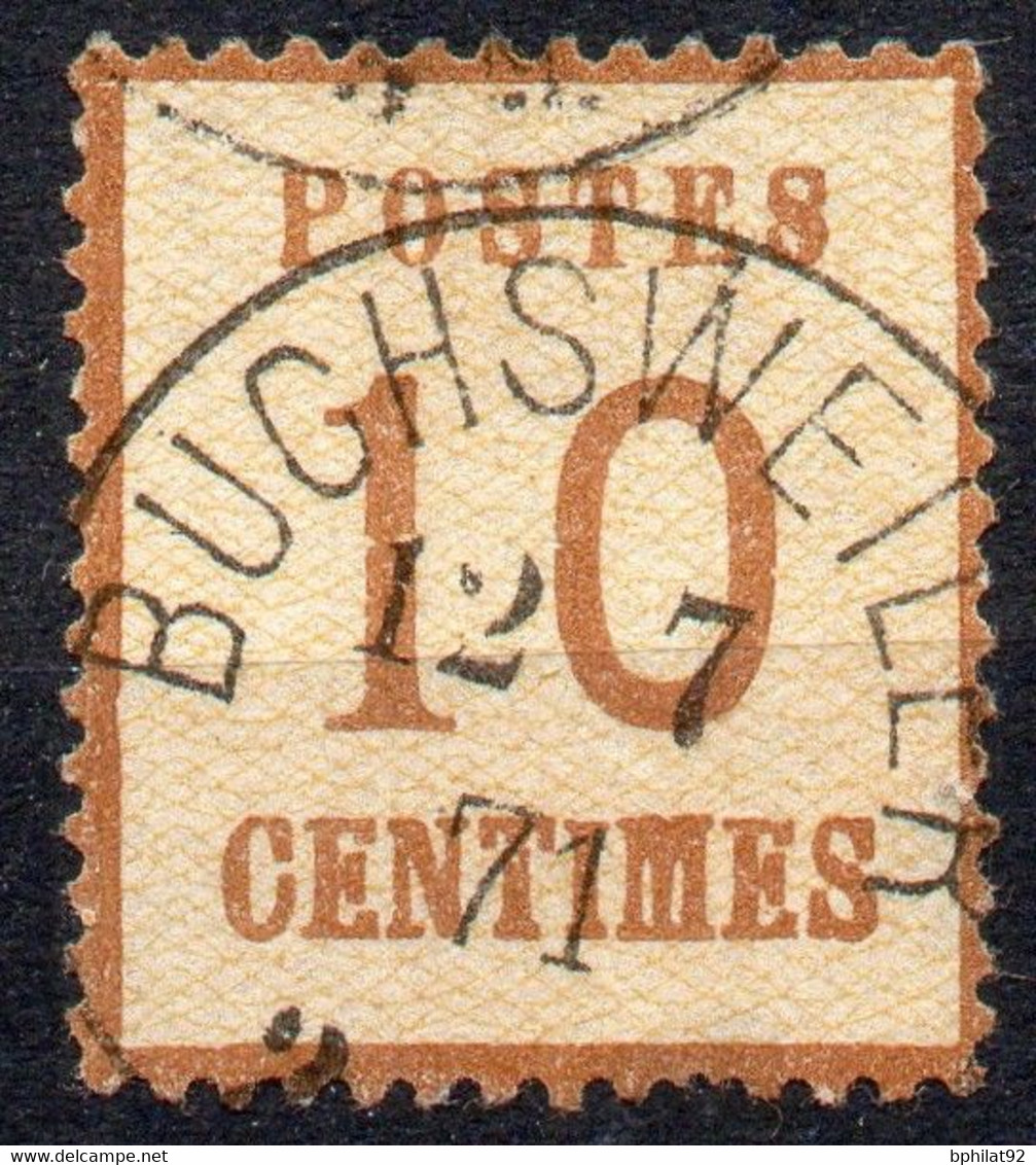 !!! ALSACE LORRAINE N° 5 CACHET DE BUCHSWEILER DU 12/7/1871 - Usati