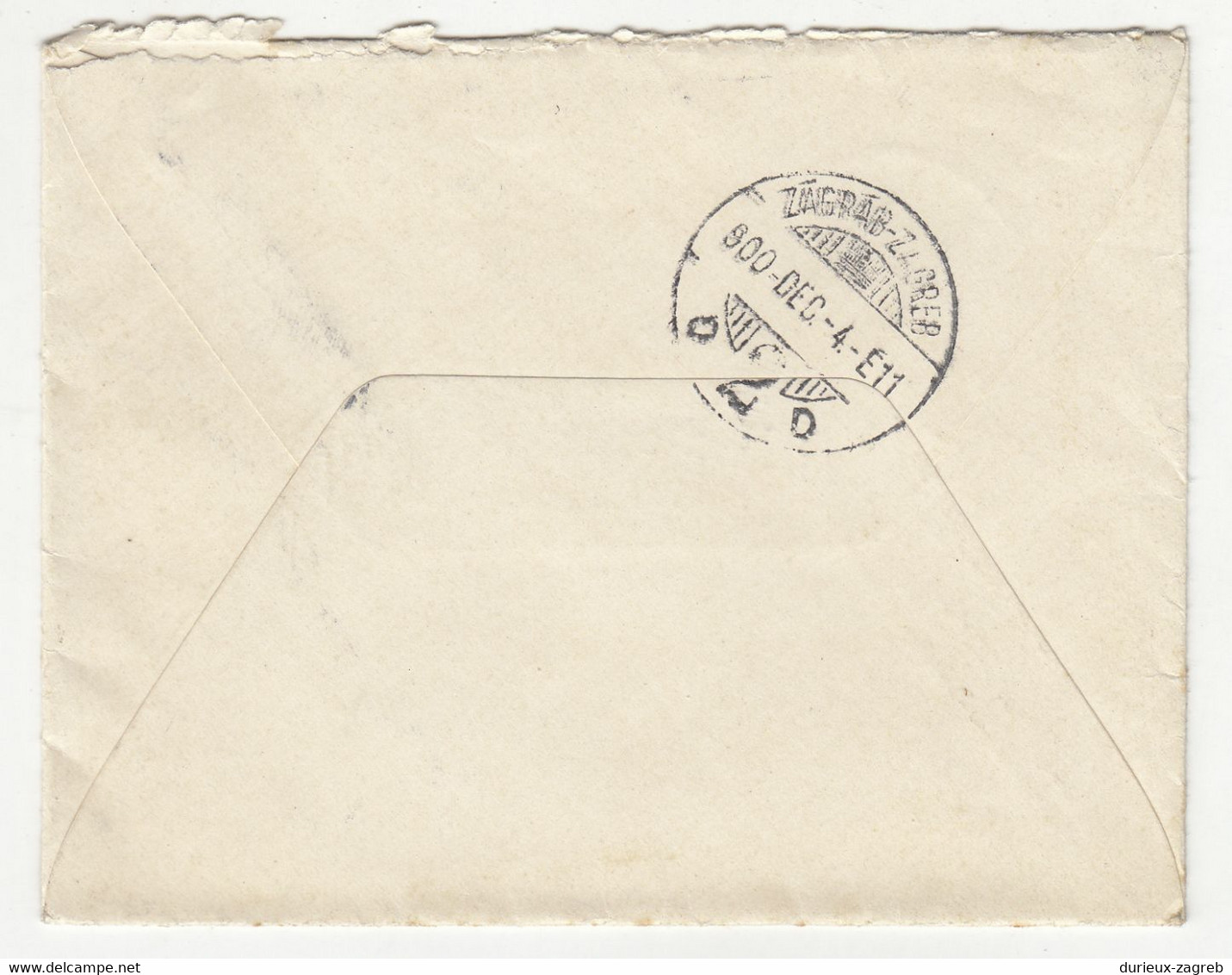 Hungary Letter Cover Posted 1900 Fiume To Zagreb B220310 - Croatia