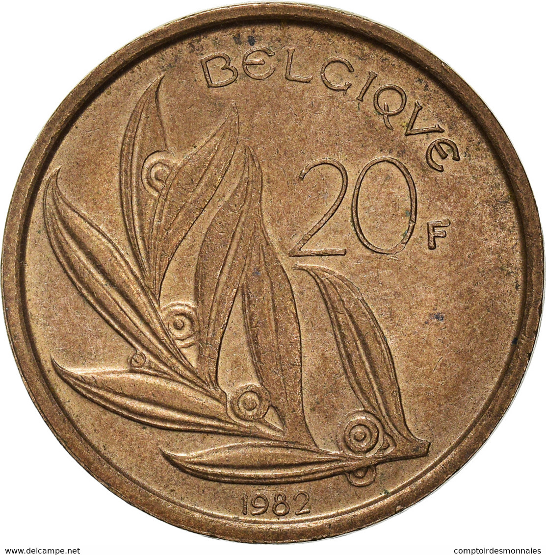 Monnaie, Belgique, 20 Francs, 20 Frank, 1982 - 20 Francs