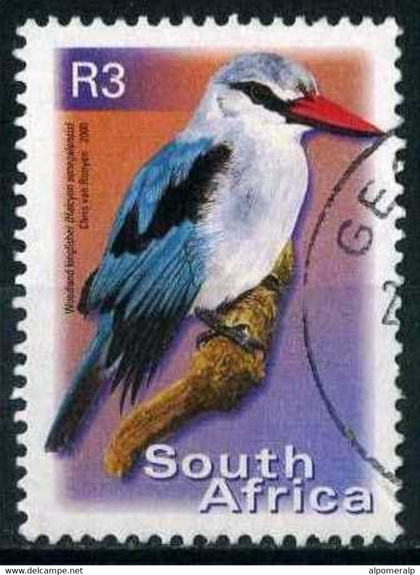 South Africa 2000 Mi 1306C [perf. 13] Bird, Woodland Kingfisher (Halcyon Senegalensis) - Usados