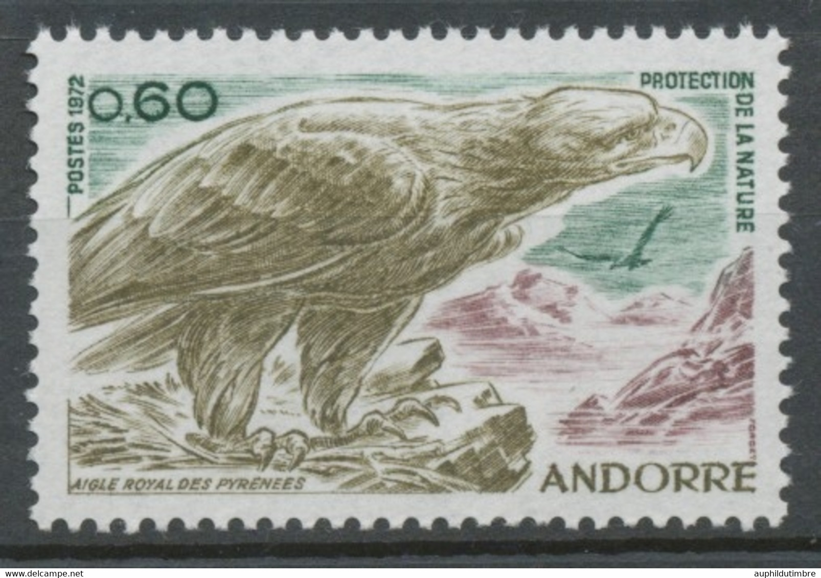 Andorre Français N°219, 60c. NEUF** ZA219 - Neufs