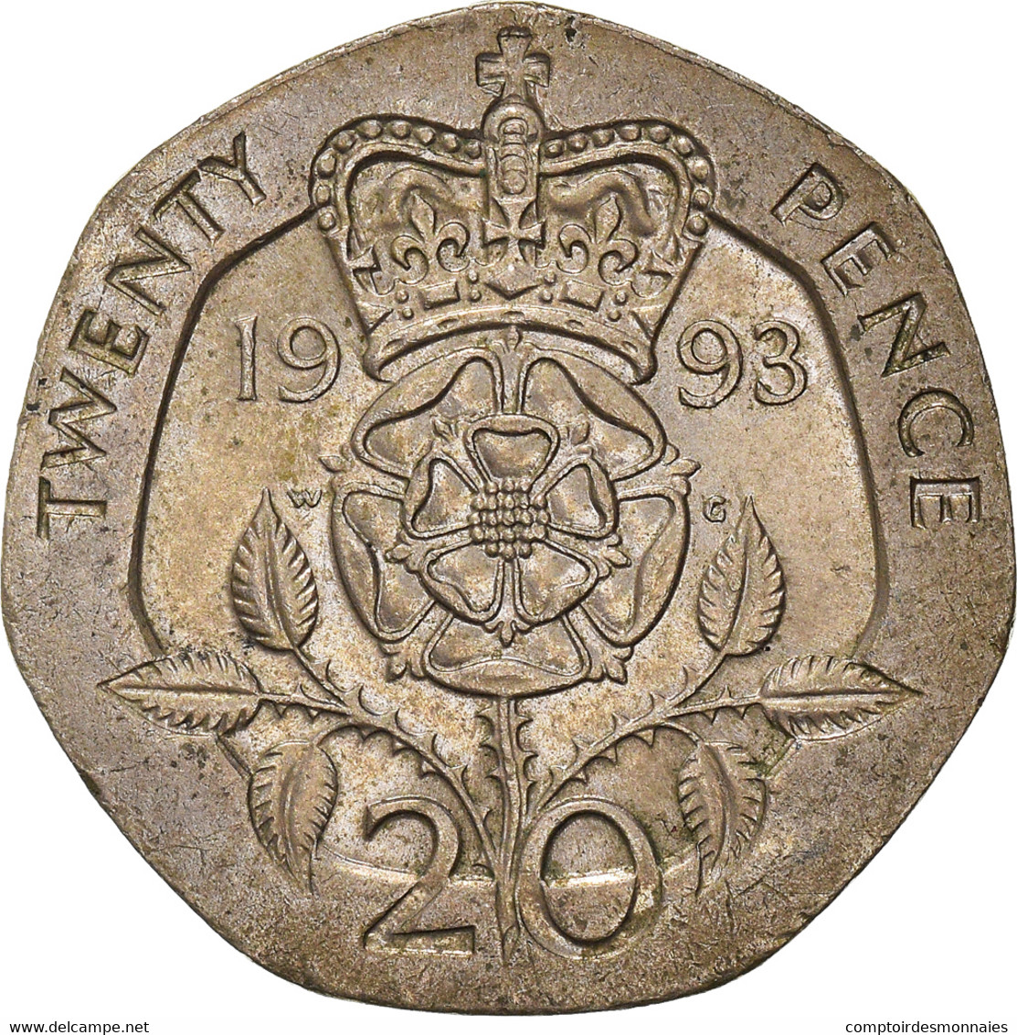 Monnaie, Grande-Bretagne, 20 Pence, 1993 - 20 Pence