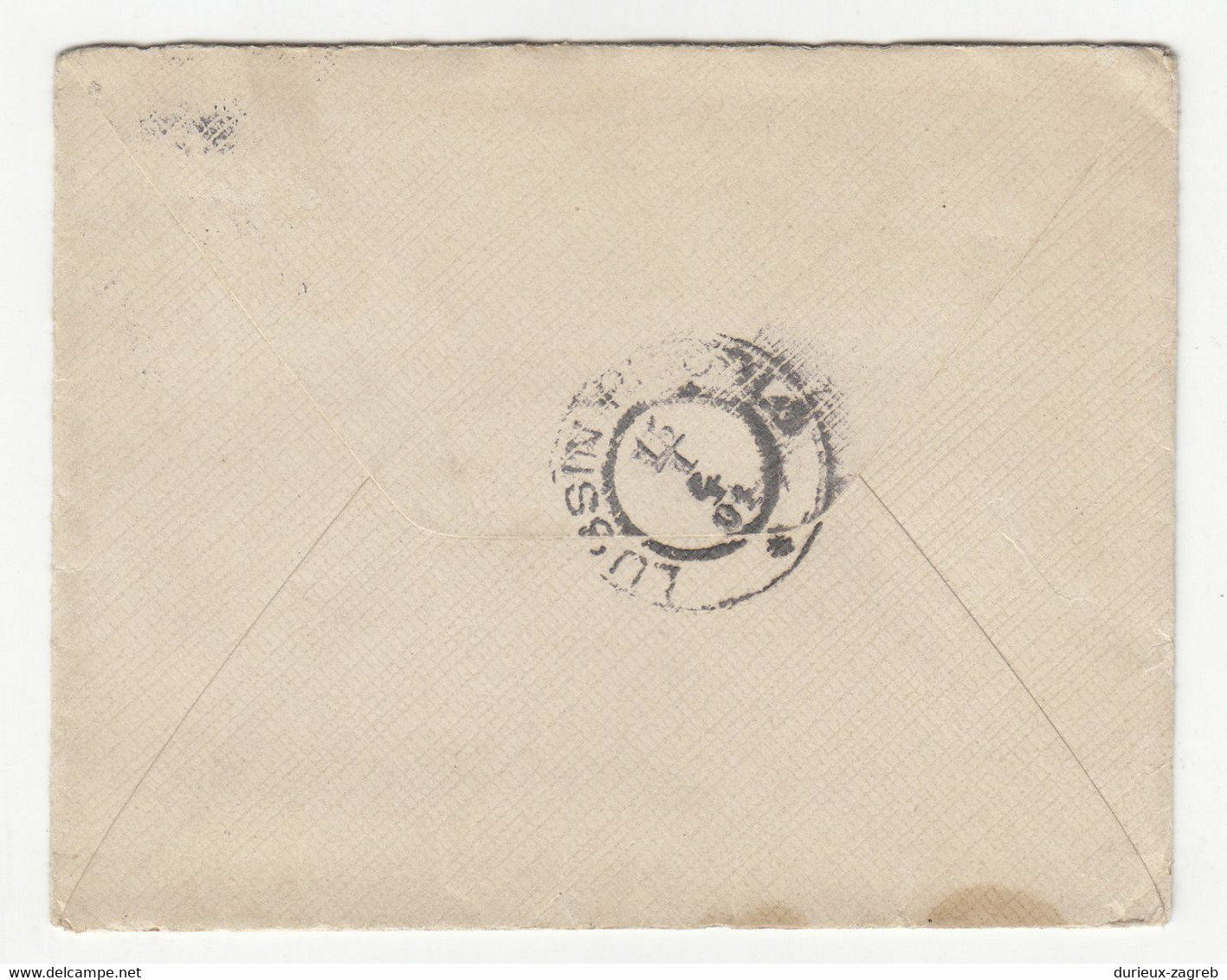 Hungary Letter Cover Posted 1904 Zagreb To Lussin Piccolo B220310 - Croatia