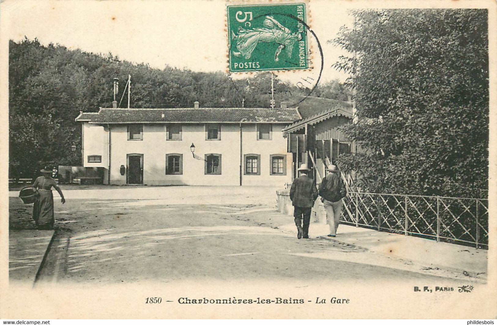 RHONE  CHARBONNIERES LES BAINS  La Gare - Charbonniere Les Bains