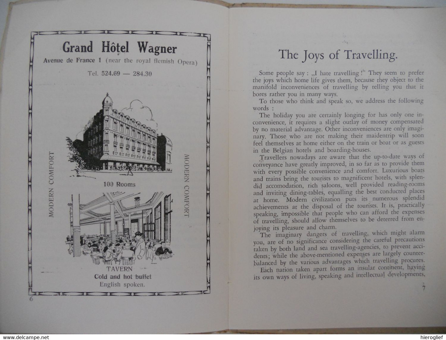 BRUGES AND THE BELGIAN SEA-RESORTS Guide Jean Franck 1929 Oostende Nieuwpoort Wenduine Knokke Heist Koksijde Brugge - Europe