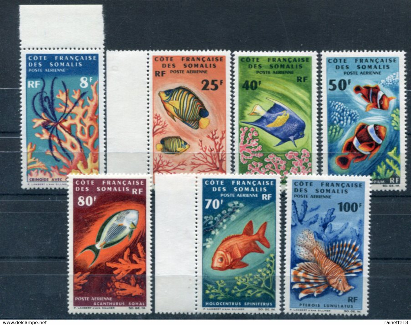 Cote Des Somalis      PA    49/55 **    Poissons - Unused Stamps
