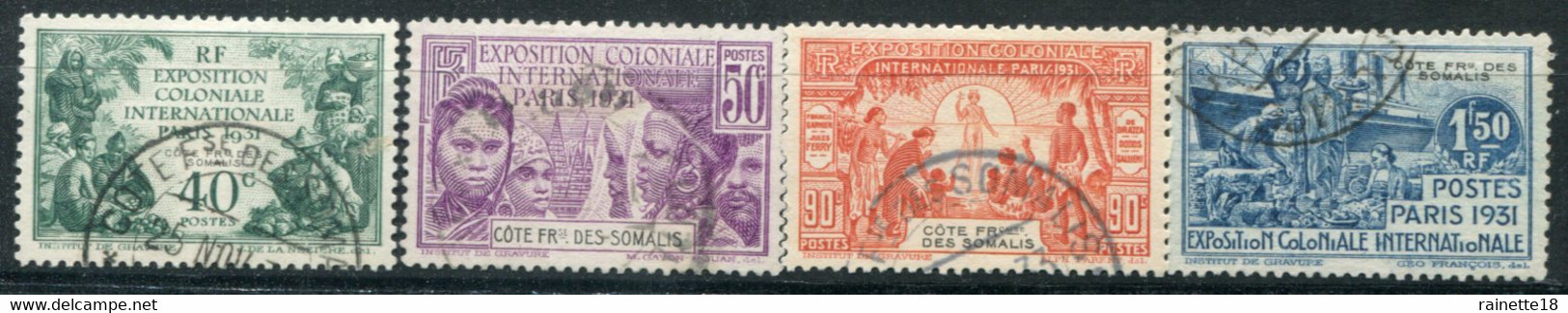 Cote Des Somalis      137/140  Oblitérés  Paris Expo 1931 - Used Stamps