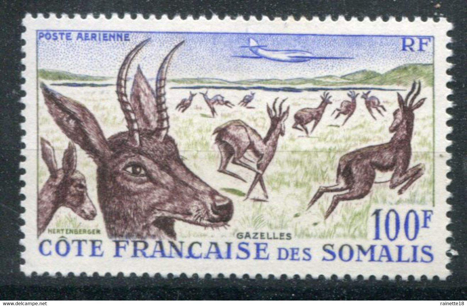 Cote Des Somalis      PA  26 ** Gazelles - Unused Stamps