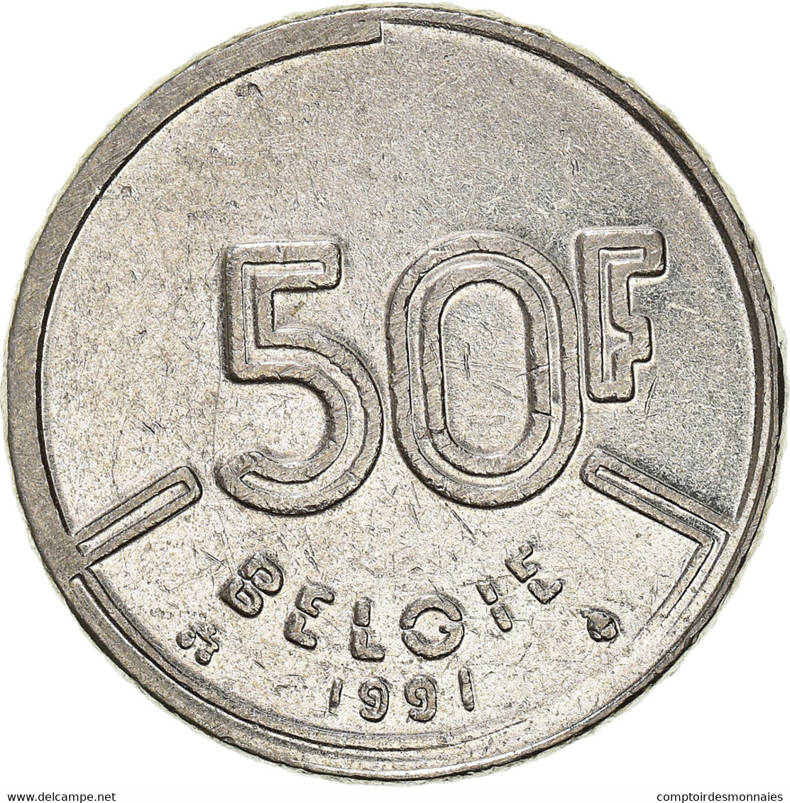 Monnaie, Belgique, 50 Francs, 50 Frank, 1991 - 50 Frank