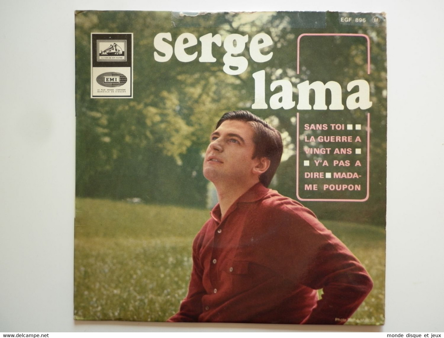 Serge Lama 45Tours EP Vinyle Sans Toi - 45 T - Maxi-Single