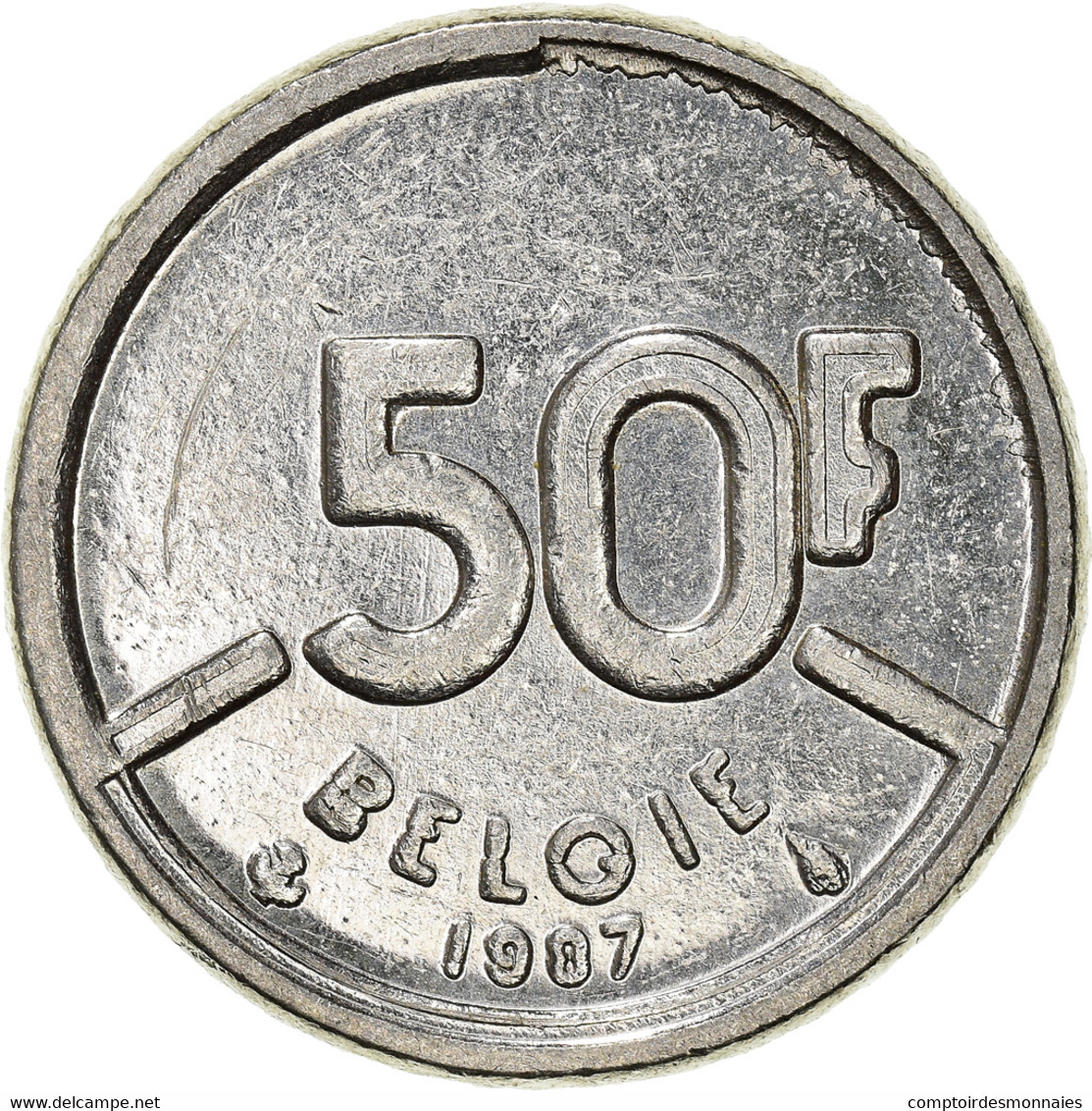 Monnaie, Belgique, 50 Francs, 50 Frank, 1987 - 50 Francs