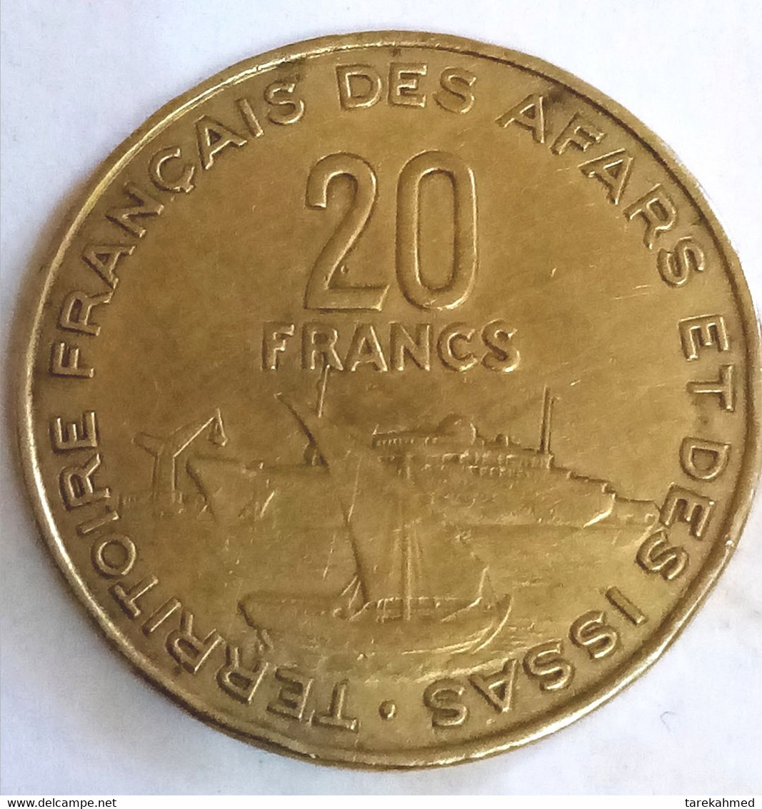 Territoire Français Des Afars Et Issas. , 20 Francs ,  1975 , AUNC , Gomaa - Djibouti