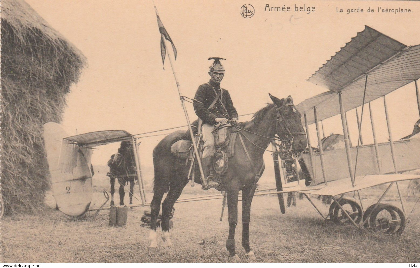 Armée Belge. La Garde De L'aéroplane. Scan - Autres & Non Classés