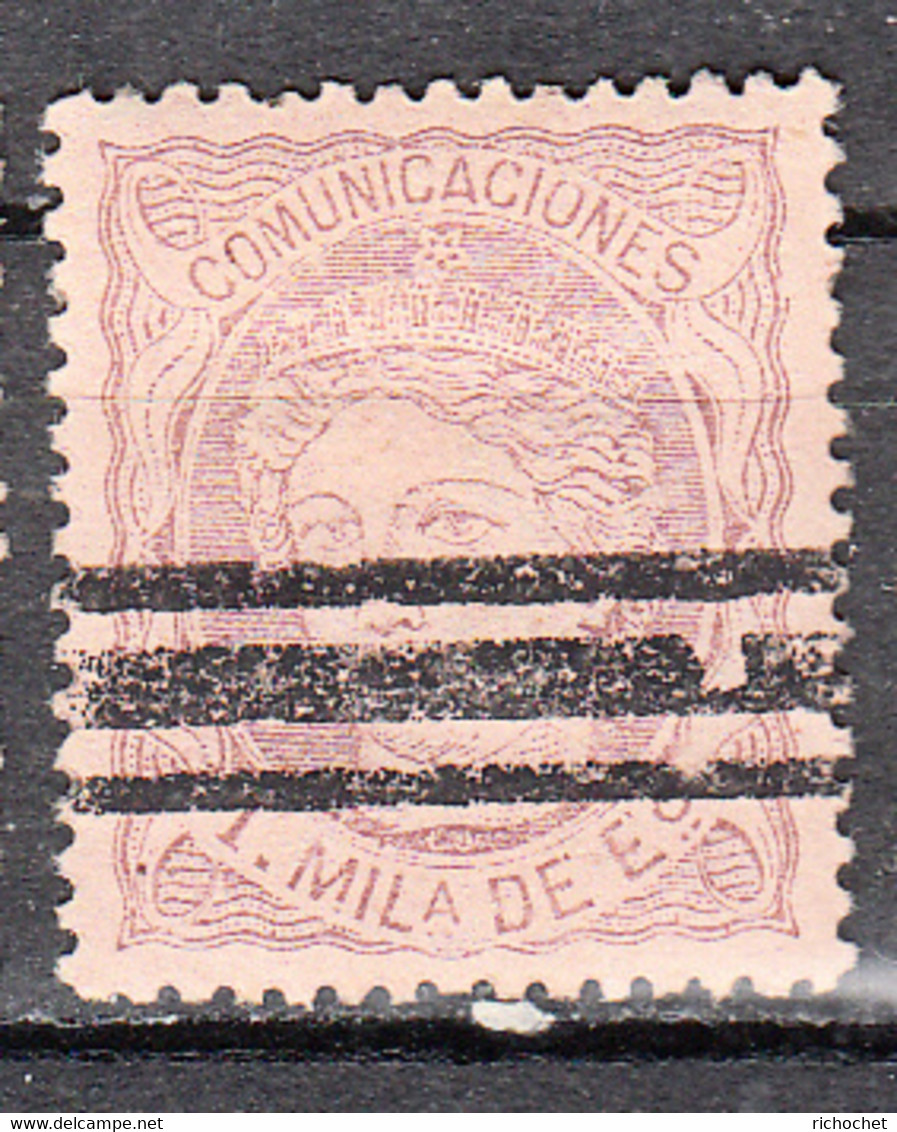 Espagne - 102 Annul. 3 Barres - Usados